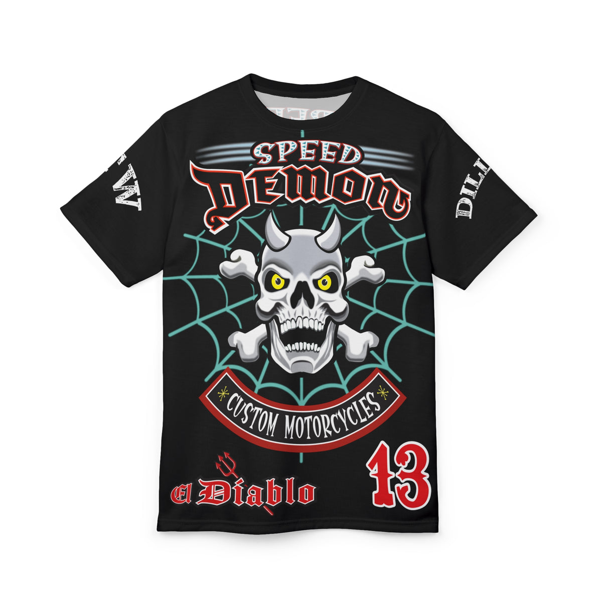 Speed Demon Customs HiViz BadAss Motorcycle Riding Super T