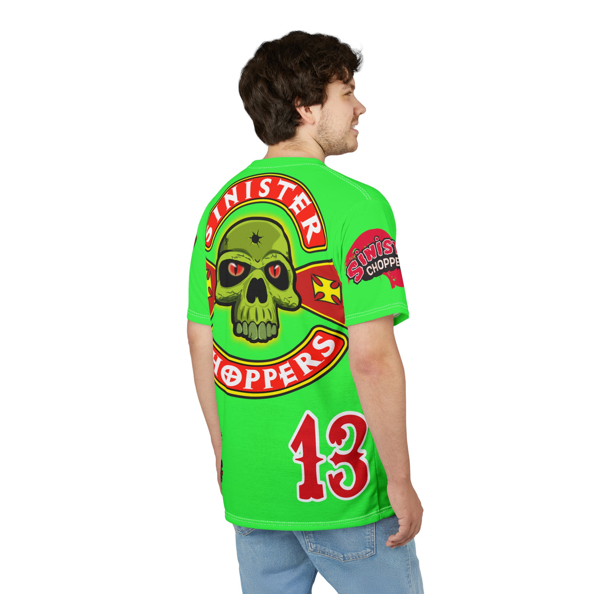Very Special Sinister Choppers HiViz Bad Attitude Super Tee