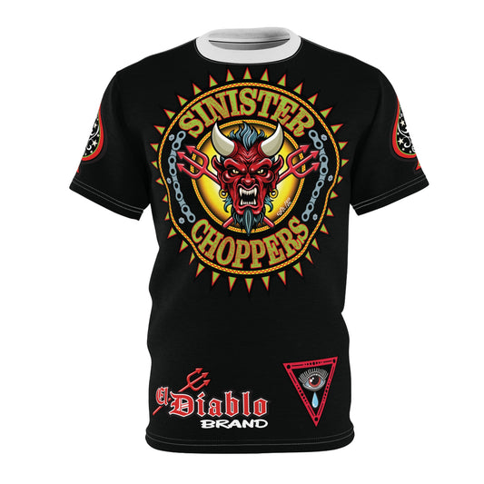 Sinister Choppers SPECIAL MIDNIGHT EDITION SUPER TEE— Ride Cool, Look Cool in our Best Super Tee