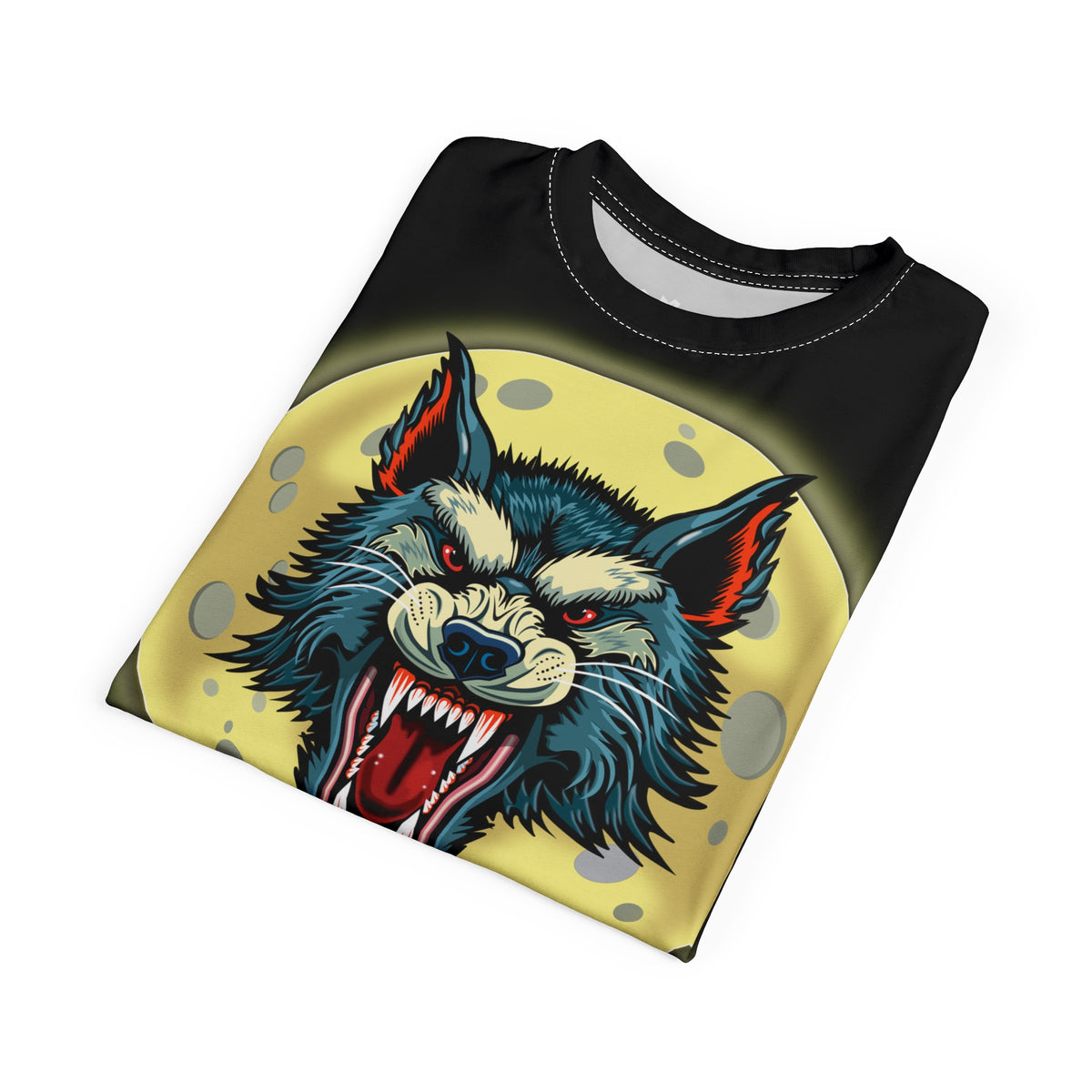 MWT Wolf Custom Motorcycles Super Tee — Viciously Cool High Performance Motorcycle Riding Shirt