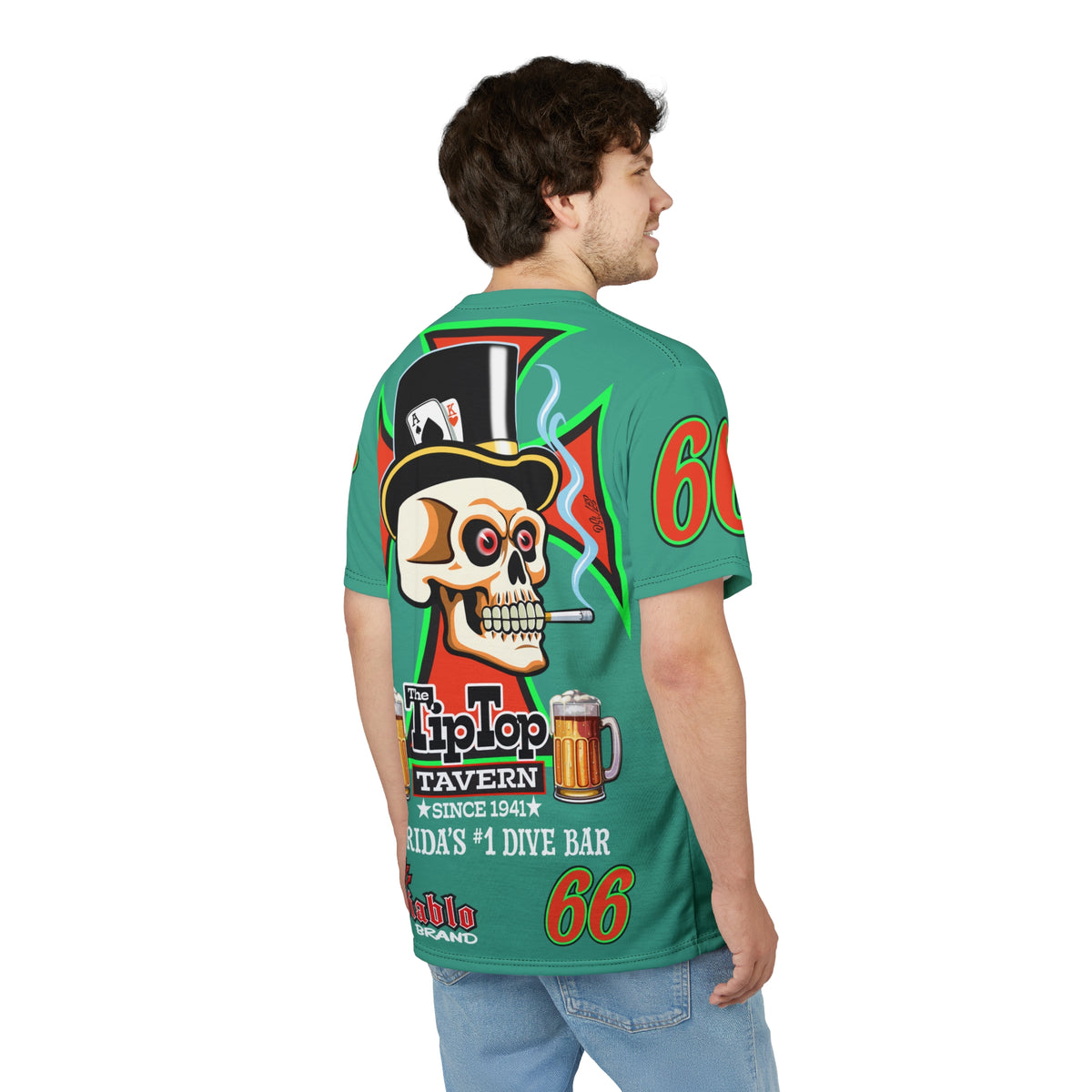 SRT Tip Top Tavern Dive Bar Super Riding Tee - America's Best Dive Bar, Bikes Beers Babes & Bros. - Biker Bar Tee