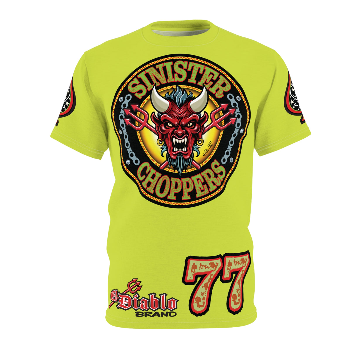 VERY Special Sinister Choppers BIG D HIVIZ SUPER TEE— Ride Cool Look Cool in our Best Super Tee