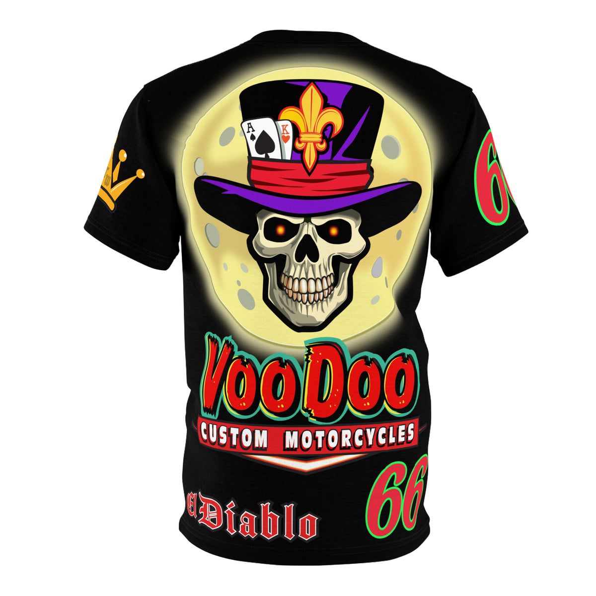 VooDoo Custom Motorcycles Spectacular Unisex Super Tee - Doctor Lune