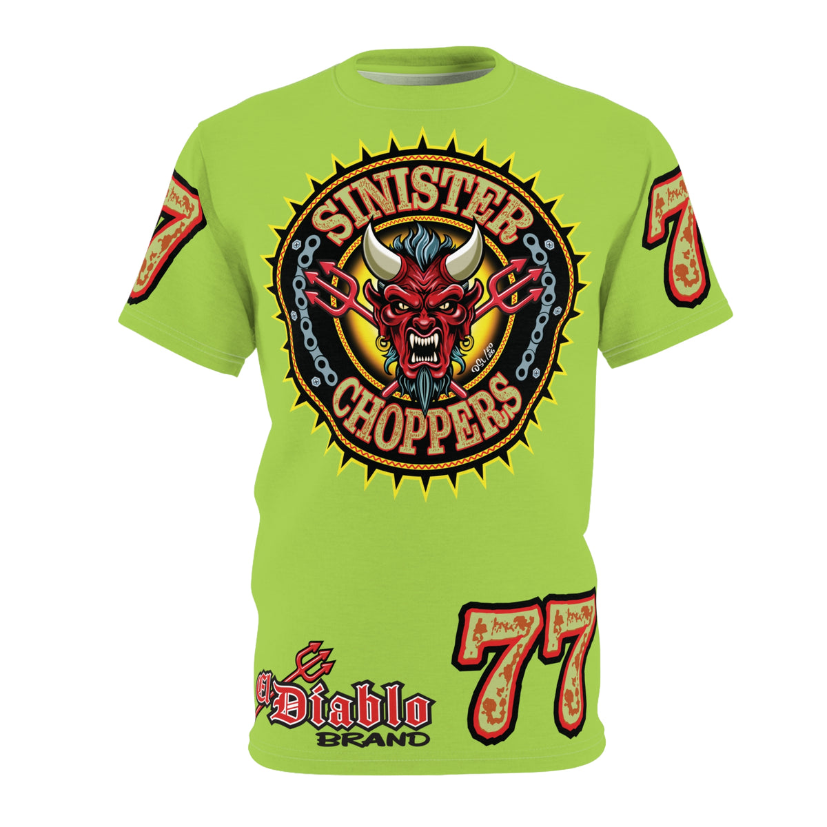 VERY Special HIVIZ Sinister Choppers BIG D SUPER T— Ride Cool Look Cool in our Best Super Tee