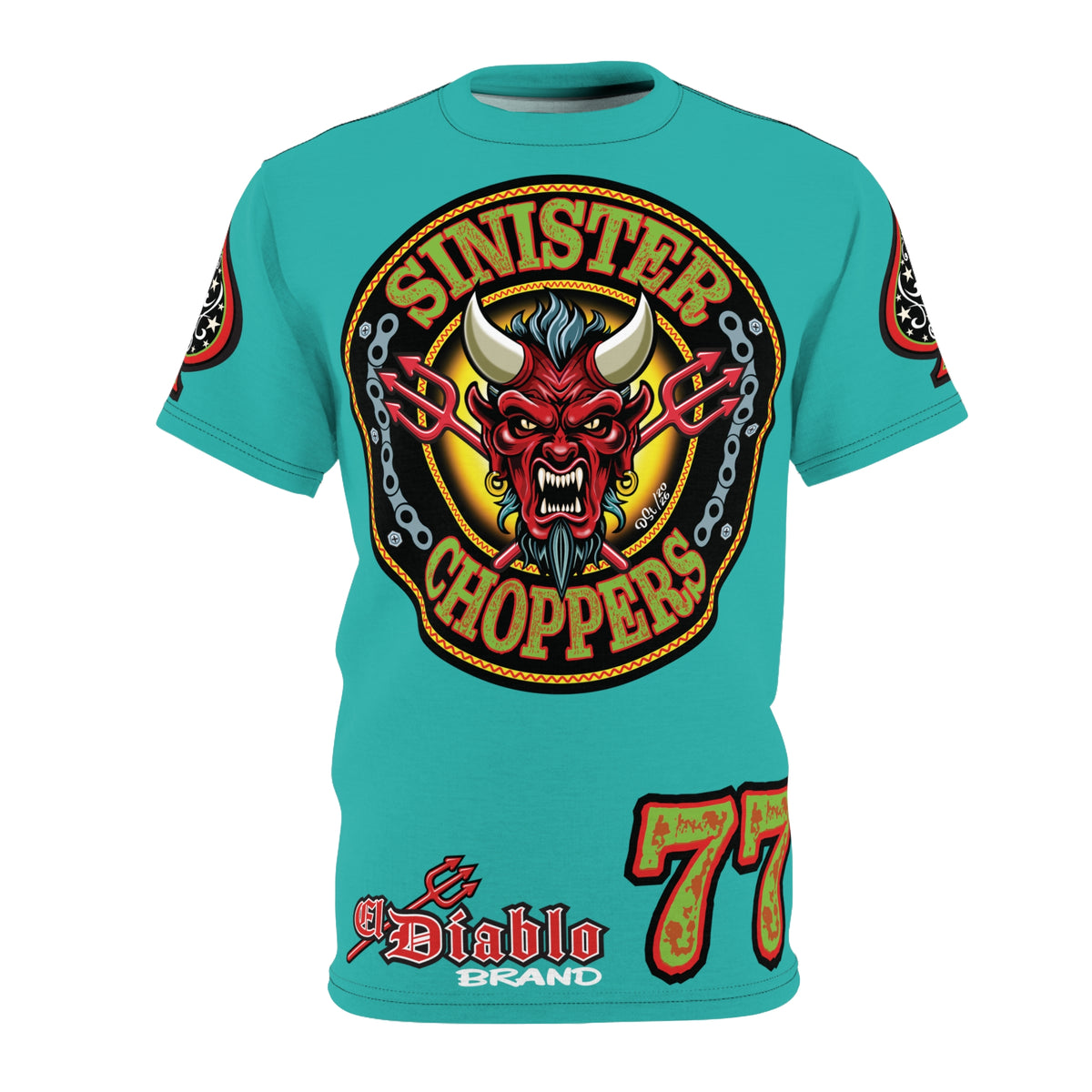 Sinister Choppers MR GREEN SPECIAL SUPER T— Ride Cool, Look Cool in our Best Super Tee