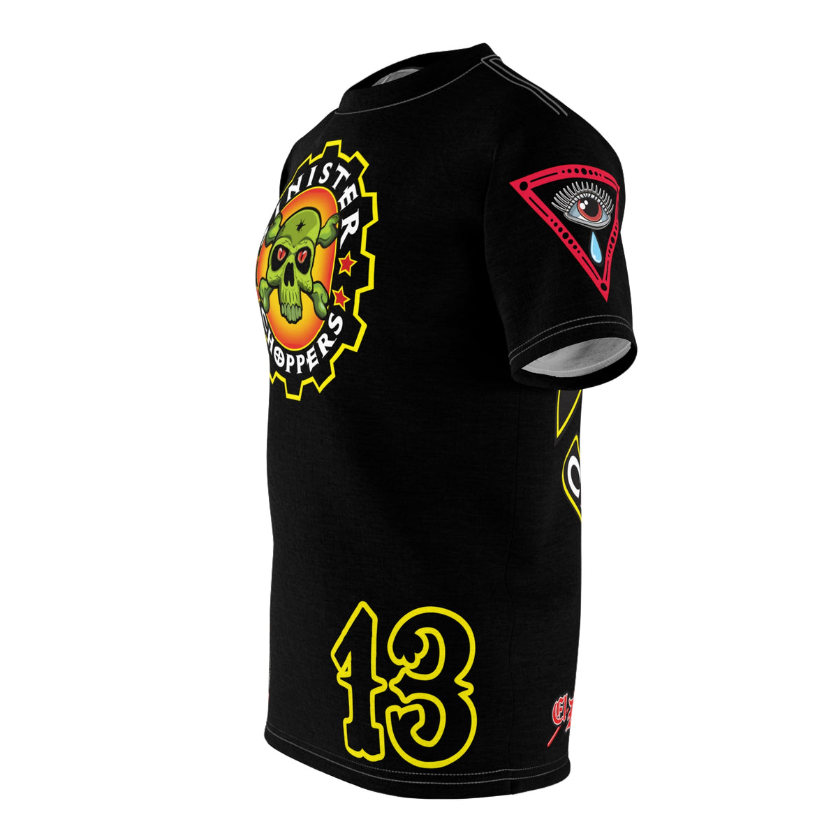 SRT Sinister Choppers  Super Riding Tee - Clean, Beautiful, Design - Outrageous Biker Gear