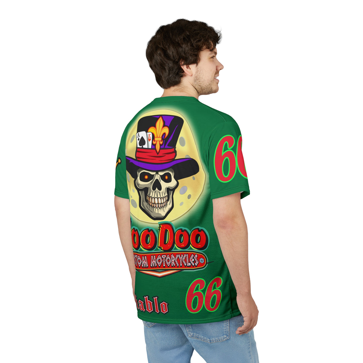 VooDoo Custom Motorcycles  Unisex Super Tee - High Performance Riding Gear