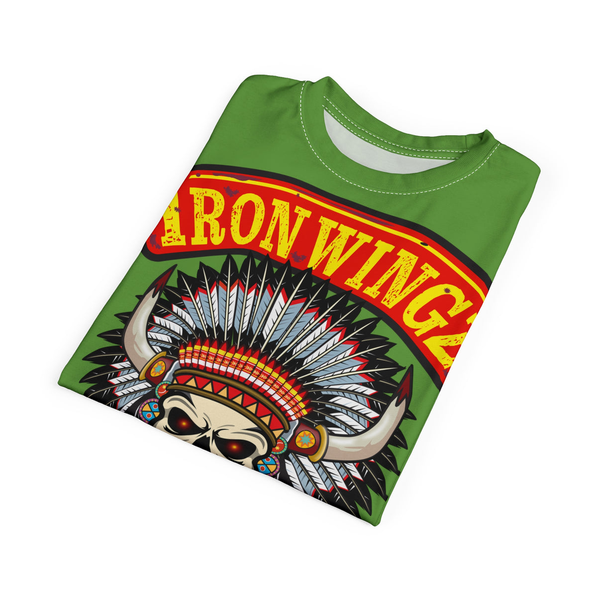 Iron Wingz Garage HiViZ Motorcycle Rider Super Tee