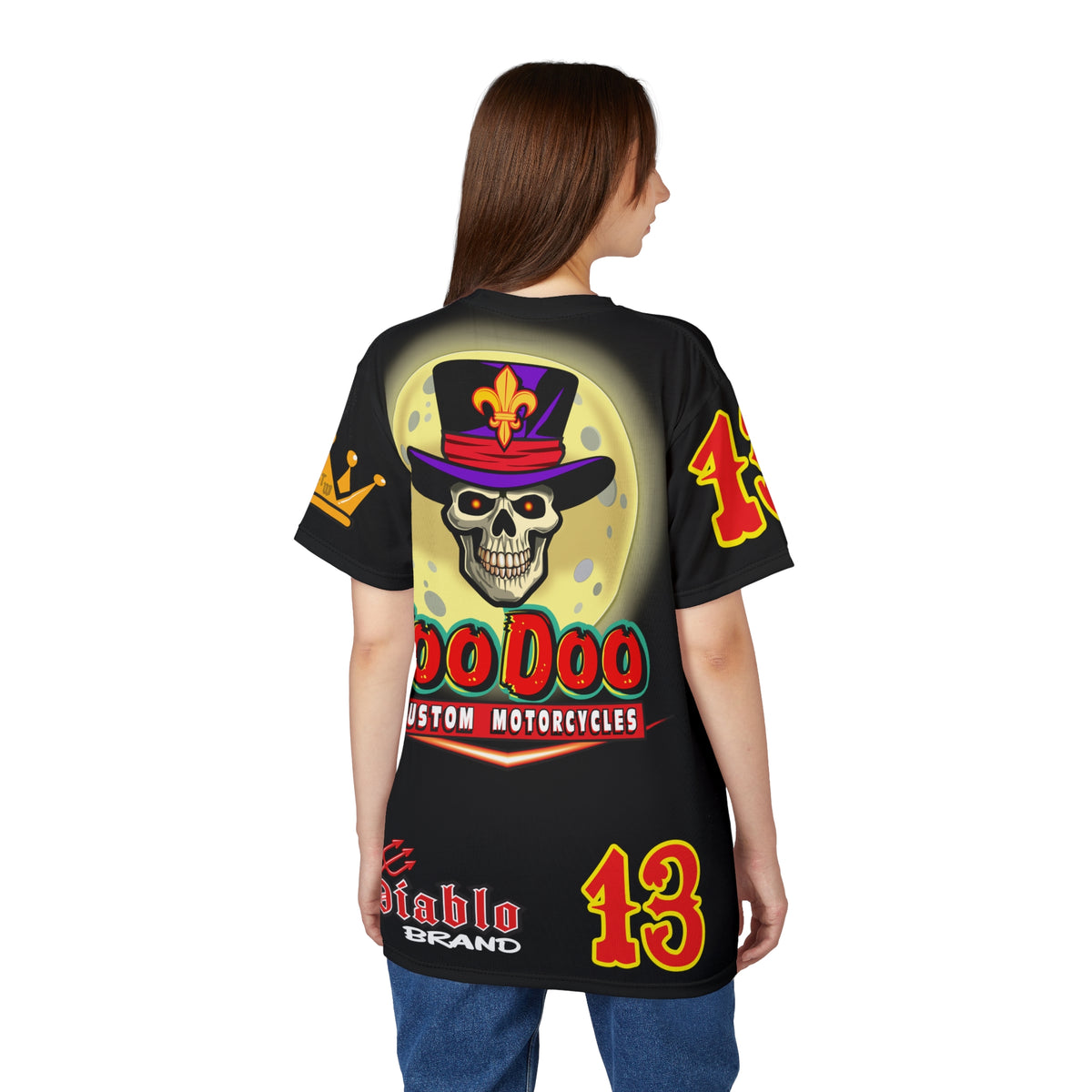 SRT VooDoo Custom Motorcycles Graphic Biker Tee - The Ultimate Riding Gear