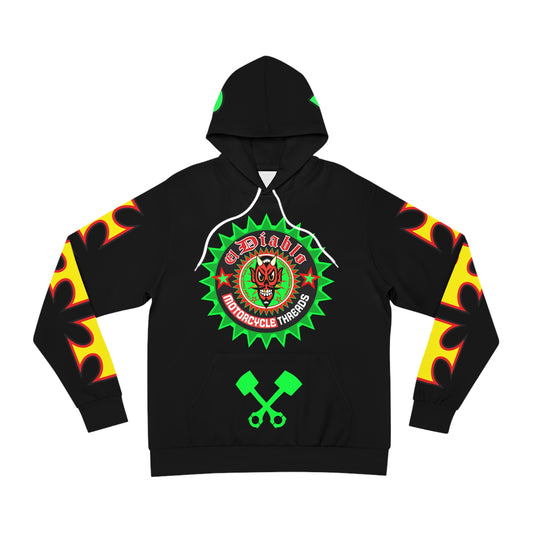 Hoodz El Diablo Brand Company HiViz Fashion Hoodie, Bikers Badass Hoodie