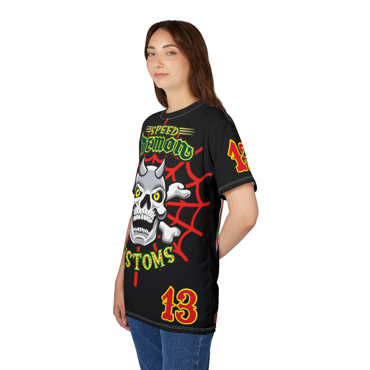 Speed Demon HiViZ Riding Super Tee - Superior Riding Comfort- The Intimidator