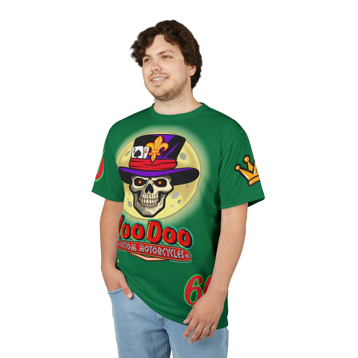 VooDoo Custom Motorcycles  Unisex Super Tee - High Performance Riding Gear