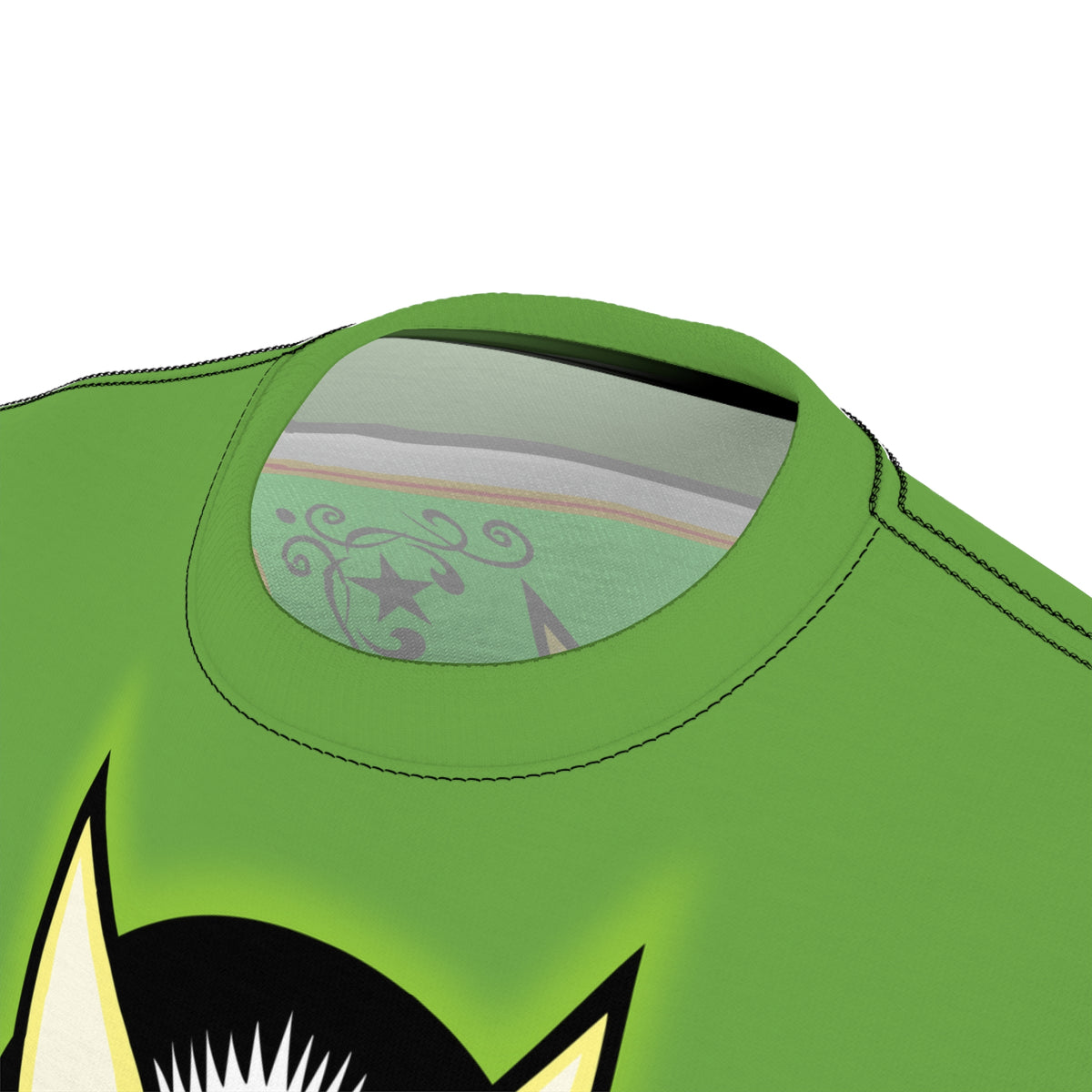 El Diablo Big D HiViz Super Tee, Huge HiViz Back Ace Graphic, See & be seen !!!