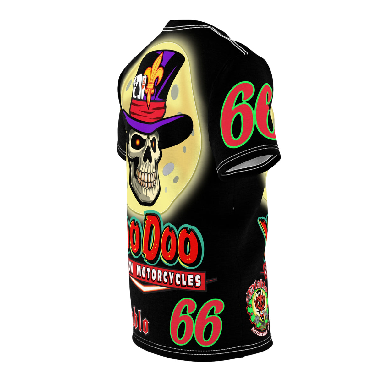 VooDoo Custom Motorcycles Spectacular Unisex Super Tee - Doctor Lune