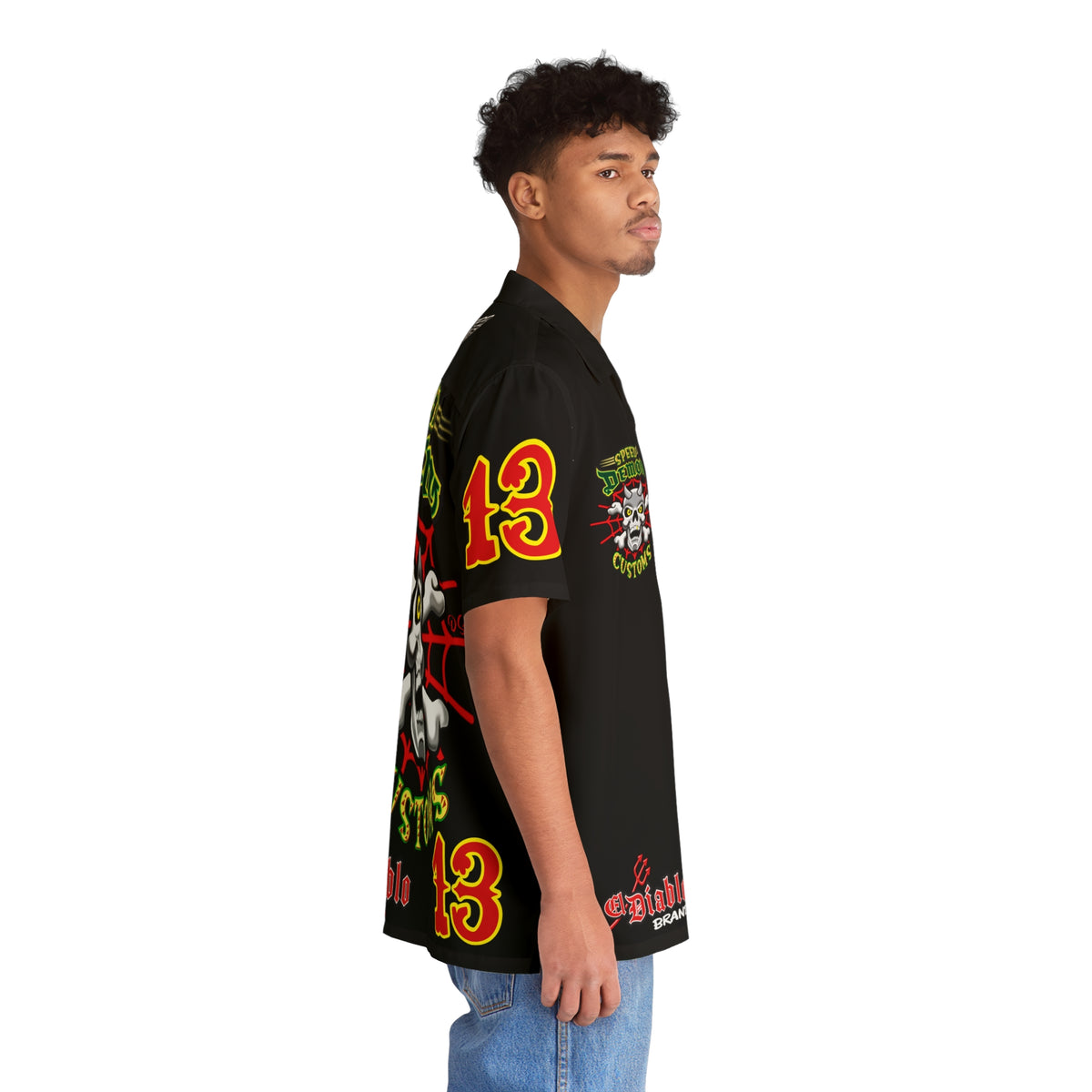 Big Bopper Speed Demon Men's Hawaiian Shirt - Loose, Comfortable & Cool - Sizes to 5XL