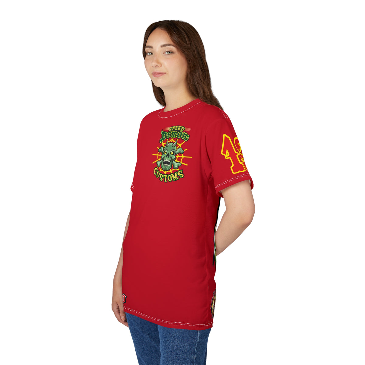 Speed Demon HiViz Unisex Cut & Sew Tee (AOP)