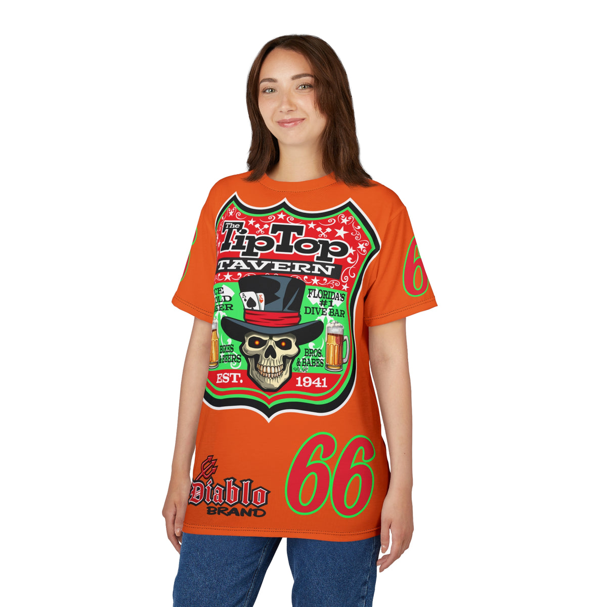 Tip Top Tavern Dive Bar Super Tee (*Limited Edition) - America's Best Dive Bar, Bikes Beers Babes & Bros. - Honouring Biker Bar Tee