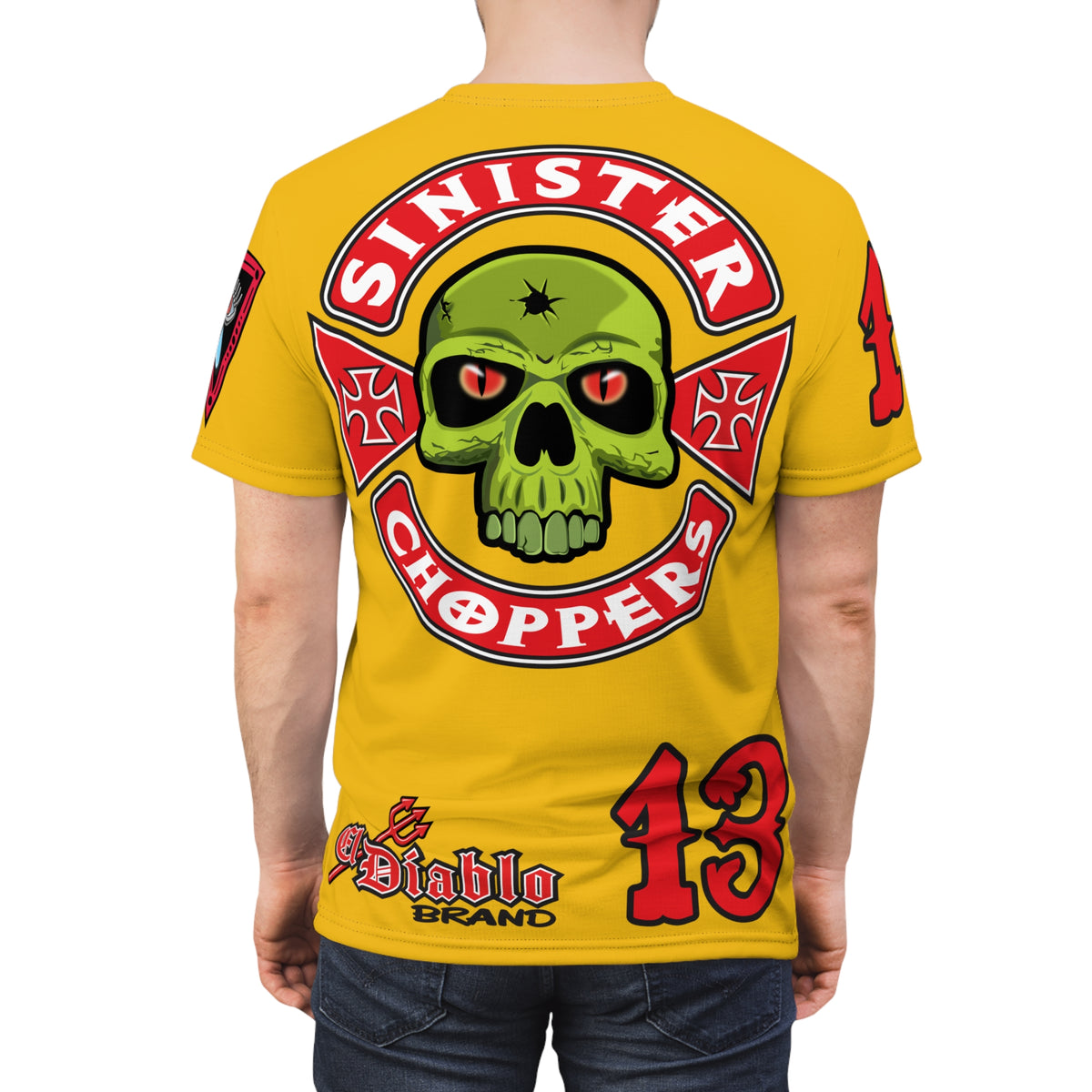 SRT Sinister Choppers  Super Tee - Clean, Beautiful, Design - Outrageous Biker Gear