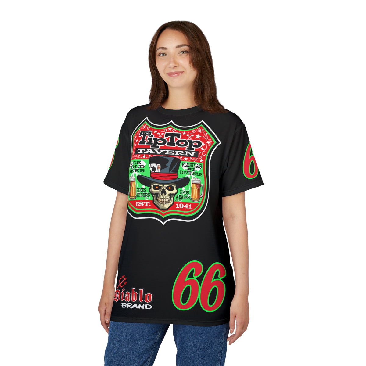 Tip Top Tavern Dive Bar Super Tee (*Limited Edition) - America's Best Dive Bar, Bikes Beers Babes & Bros. - Honouring Biker Bar Tee