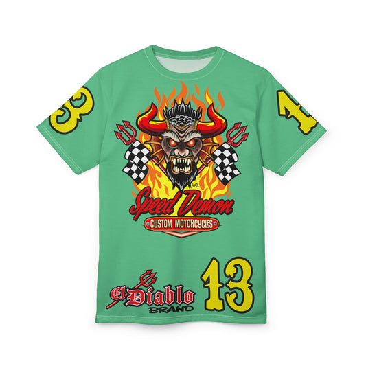 Speed Demon Customs   Super Tee — Extreme Edgy Graphics - Bad Attitude Custom Biker Riding Gear