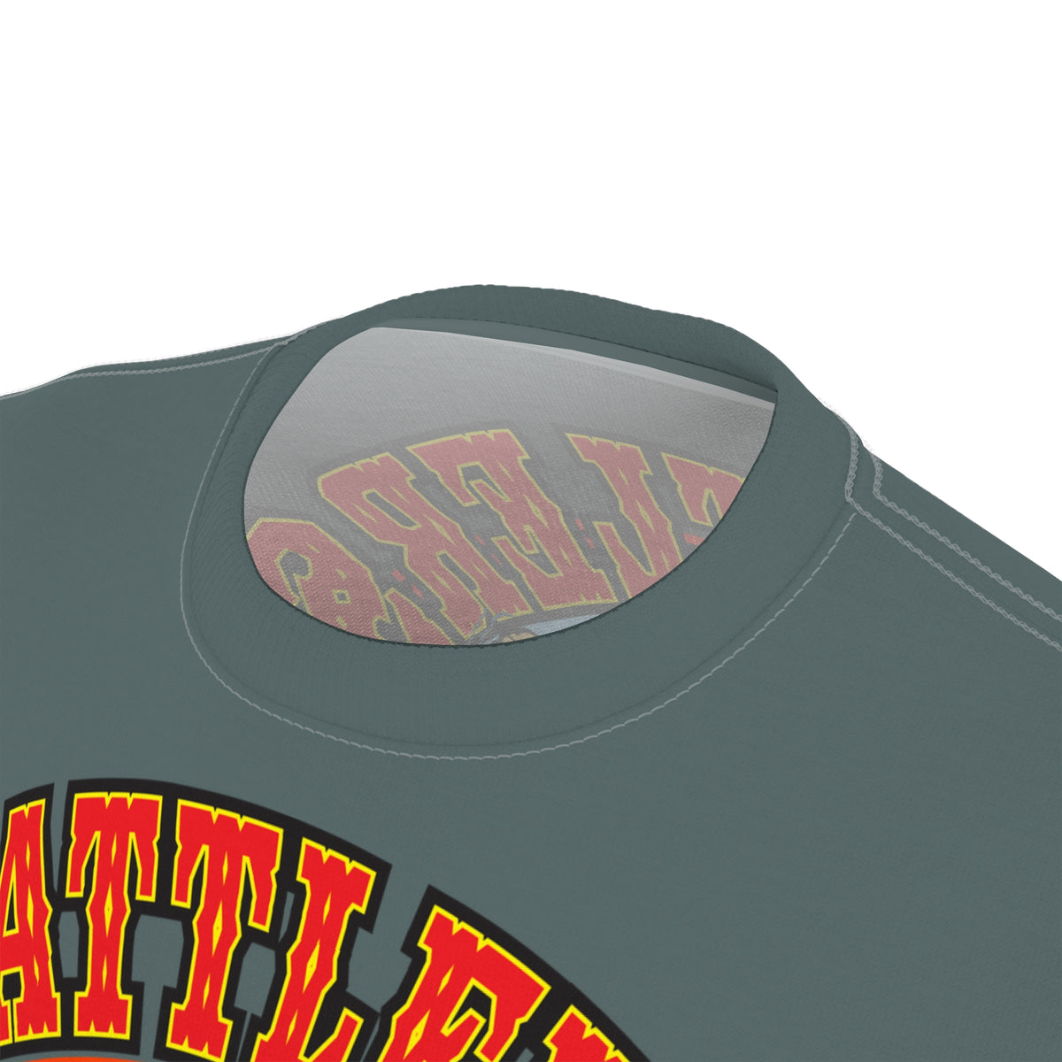 Rattlers Saloon  GREASY GREY SUPER TEE — Vintage Biker 66 Graphic Shirt