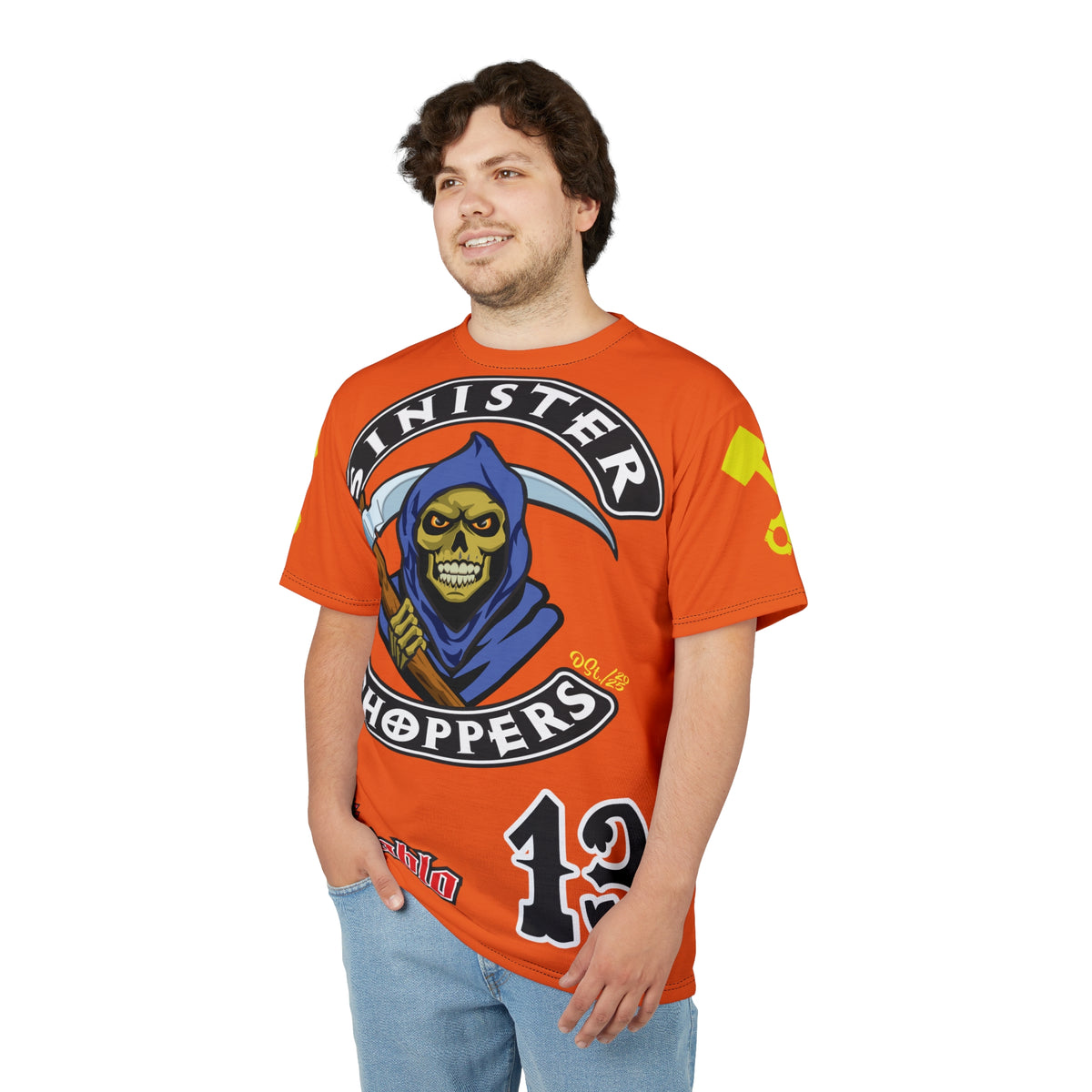 Sinister Choppers HiViz Custom Motorcycles Reaper Super Tee - High Performance Riding Wear