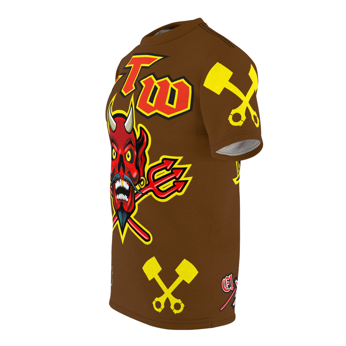 FTW Motorcycle Riders Super Tee - Edgy HiViz Colour Graphics - Show Your Attitude in Style