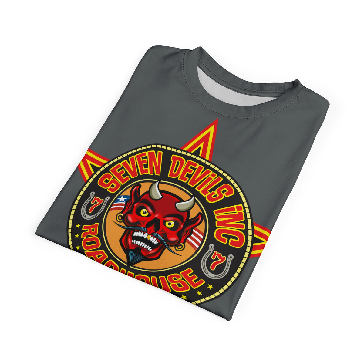 Seven Devils Inc. Roadhouse Graphic Tee - Motorcycle Custom Riding Super Tee