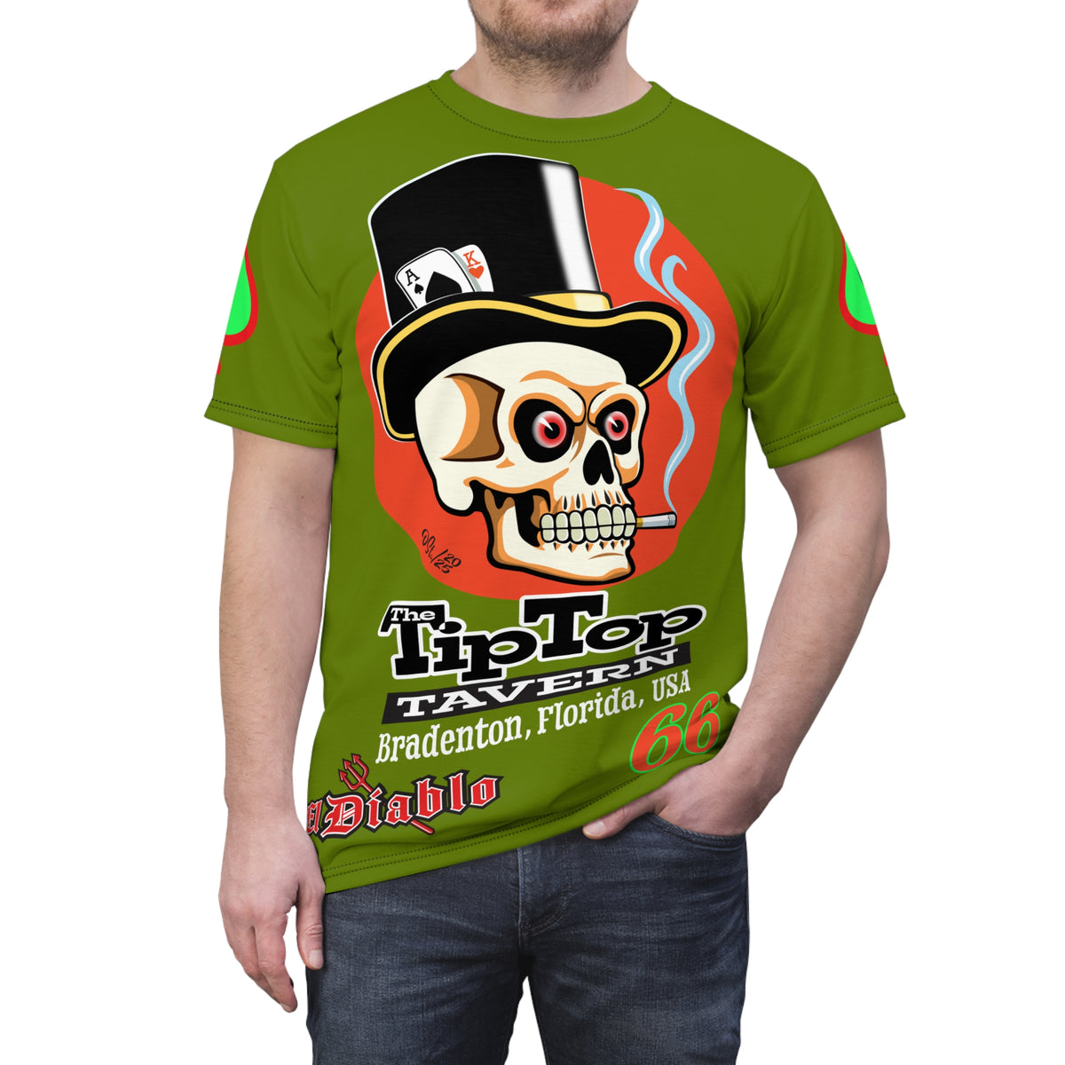 Tip Top Tavern Dive Bar Super Tee - America's Best Dive Bar, Bikes Beers Babes & Bros. - Biker Bar Tee