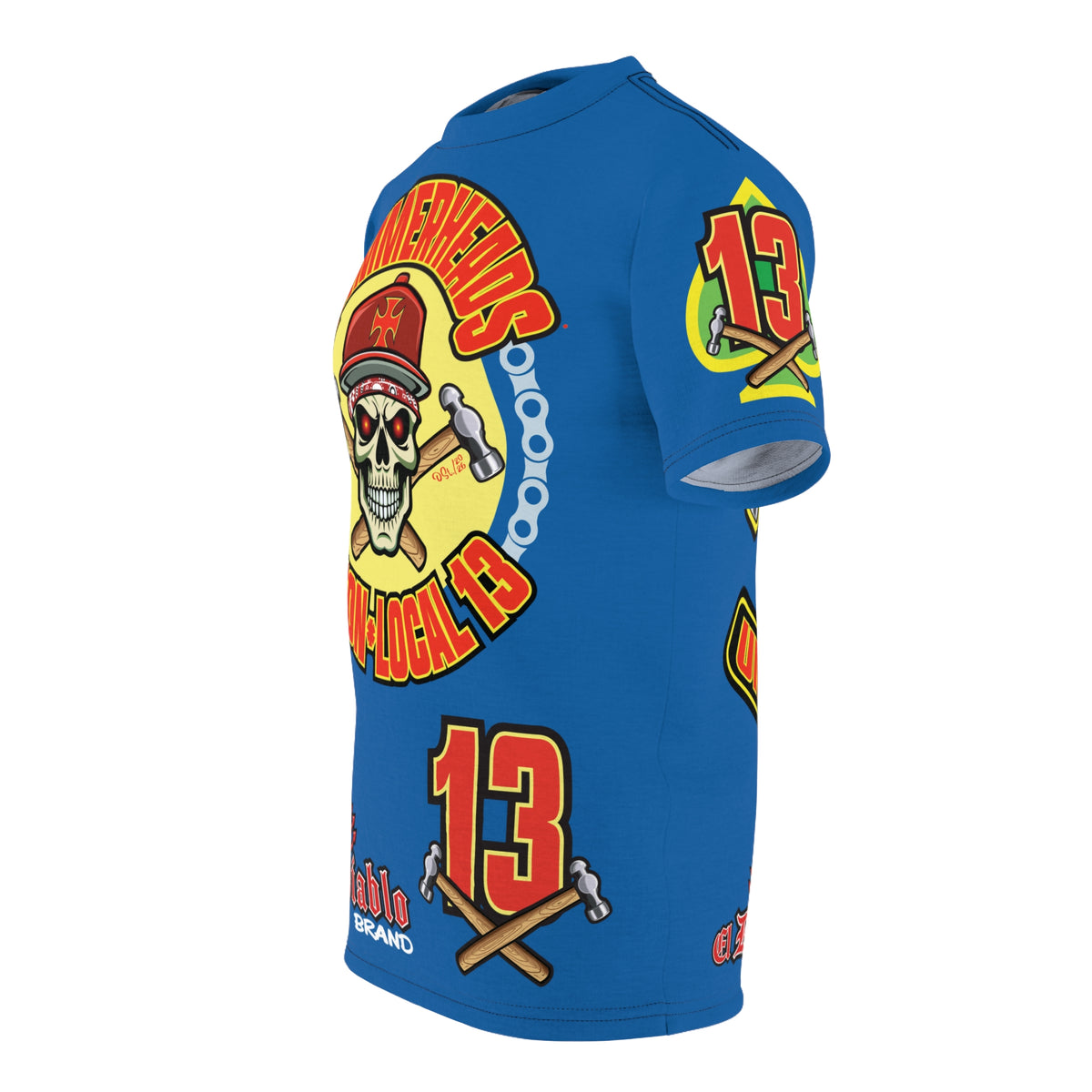 Hammerheads Union Local 13  -  Custom Motorcycle Riding Super Tee - Super Comfort and Fit