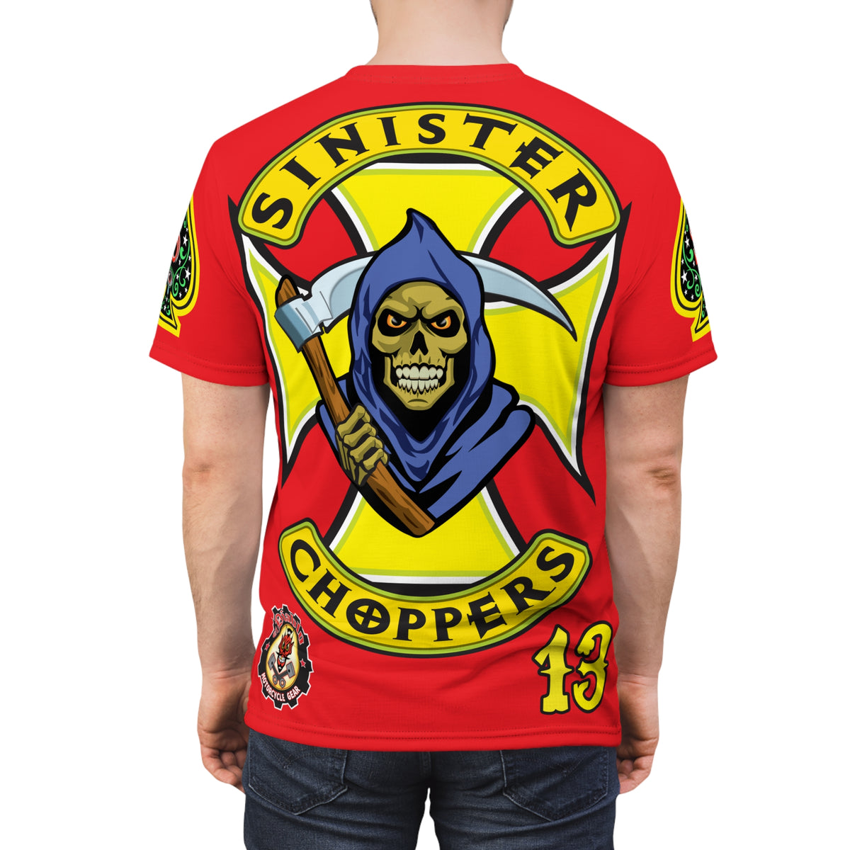 Sinister Choppers Custom Motorcycles - Reaper HiViZ Super Tee - High Performance Riding Wear