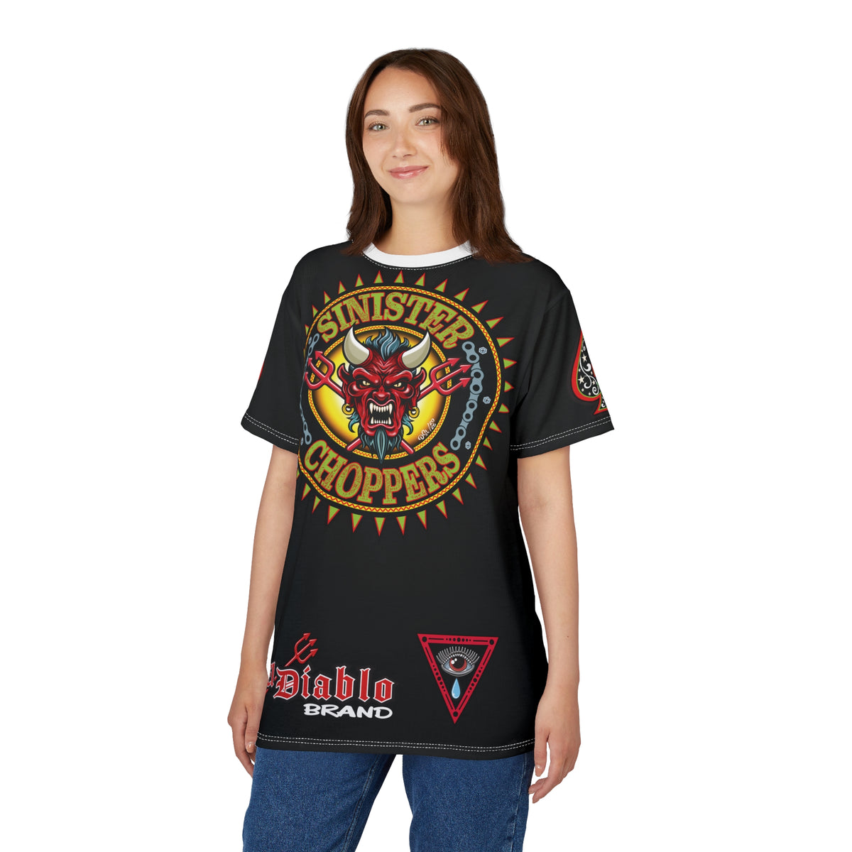 Sinister Choppers SPECIAL MIDNIGHT EDITION SUPER TEE— Ride Cool, Look Cool in our Best Super Tee