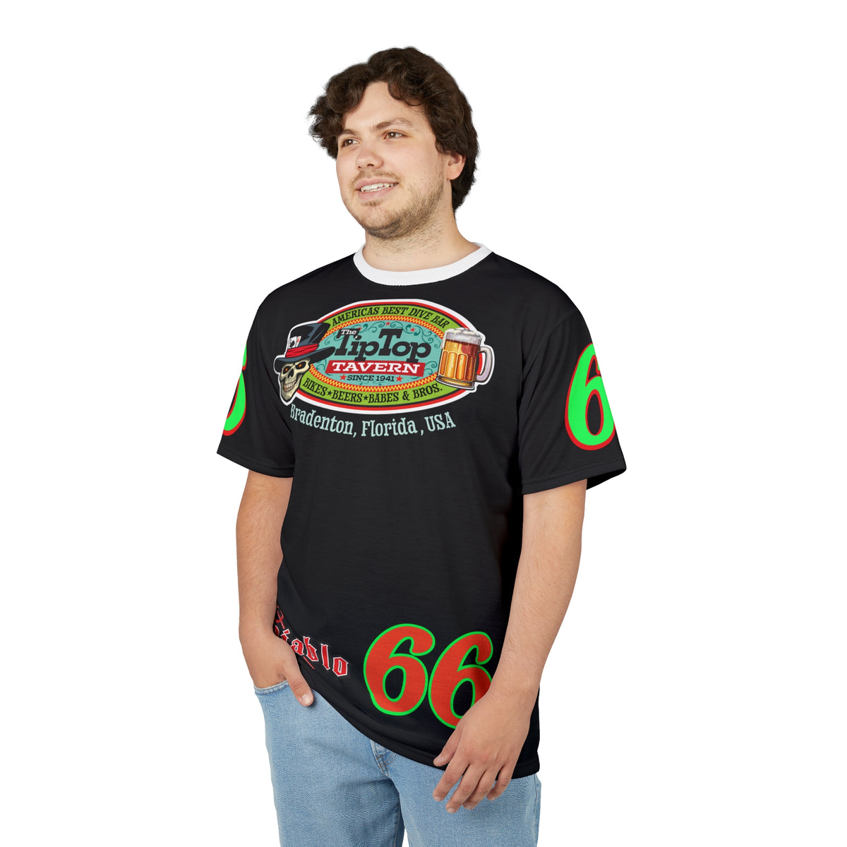 Tip Top Tavern Ace of Spades Super Tee - America's Best Dive Bar - Bikes Beers Babes & Bros.