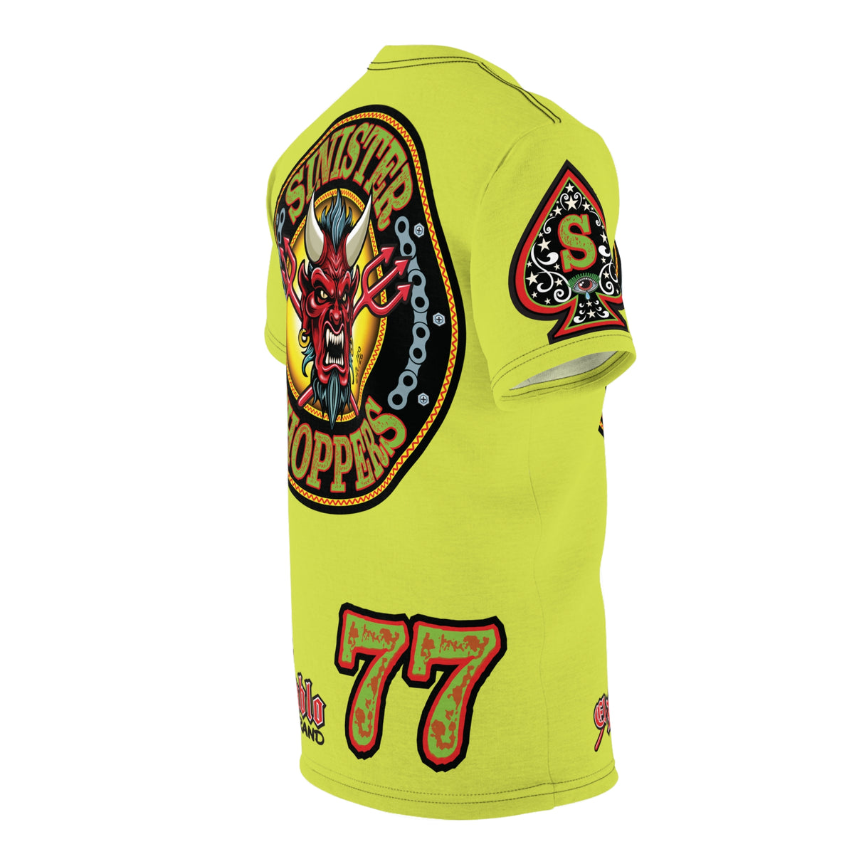 VERY Special Sinister Choppers BIG D HIVIZ Super TEE— Ride Cool Look Cool in our Best Super Tee