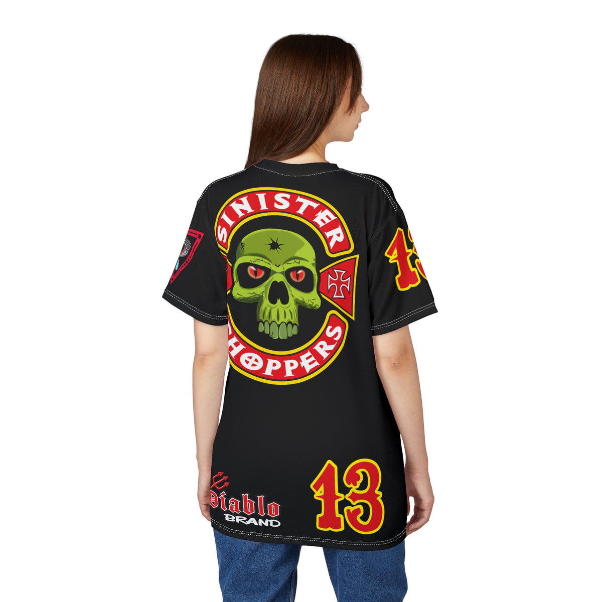 SRT Sinister Choppers  Super Tee - Clean, Beautiful, Design - Outrageous Biker Gear