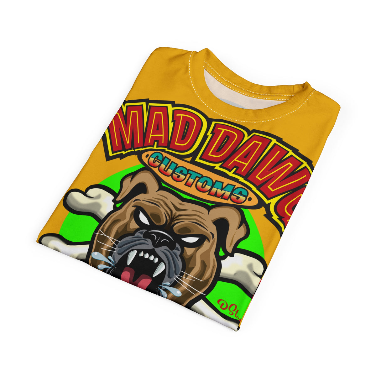 Mad Dawg Customs HiViz, High Performance Super Tee - Mad Dawgs & Bad Dawgs must have Riding Super Tee