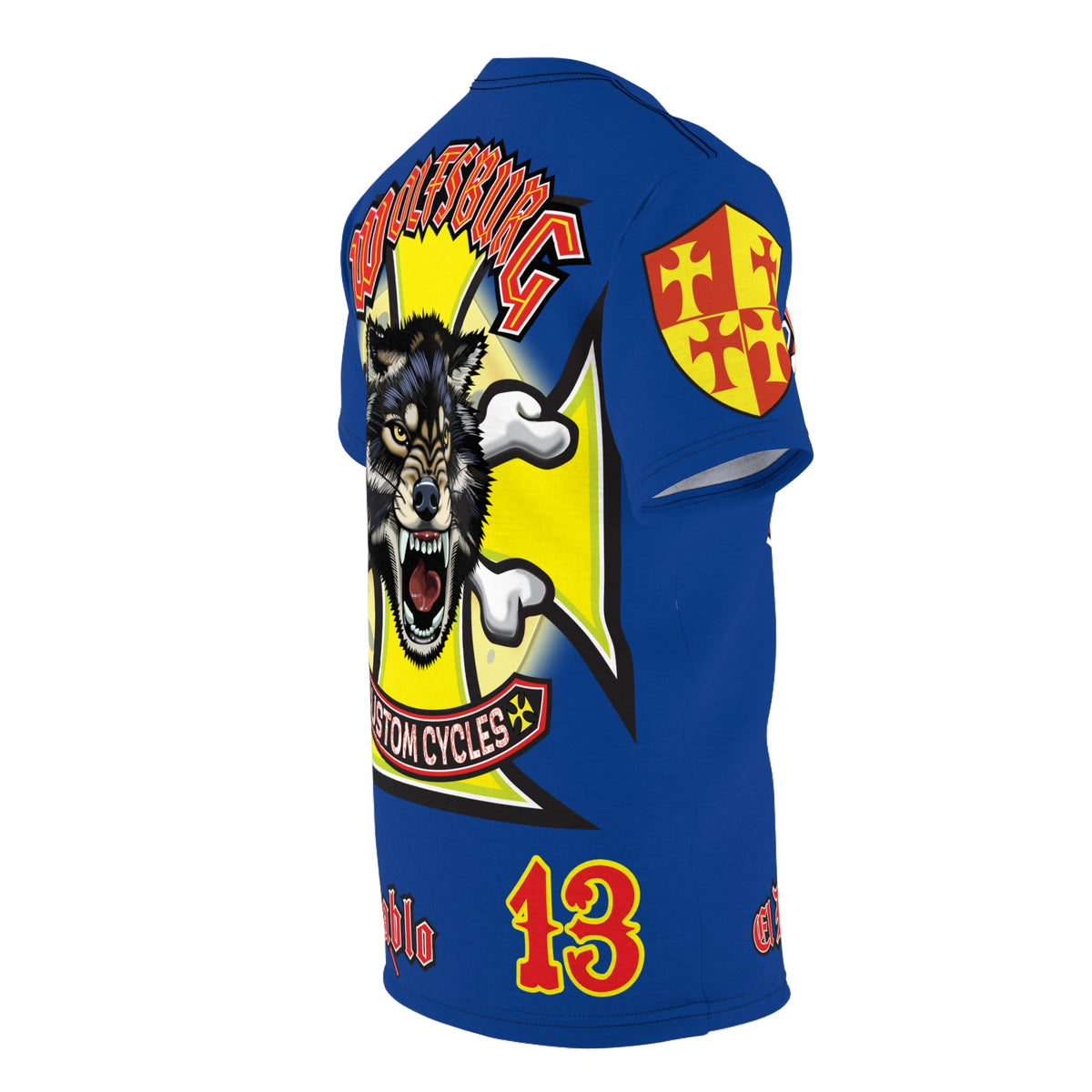 Wolfsburg Custom Cycles HiViz High Comfort Motorcycle Riders Super Tee