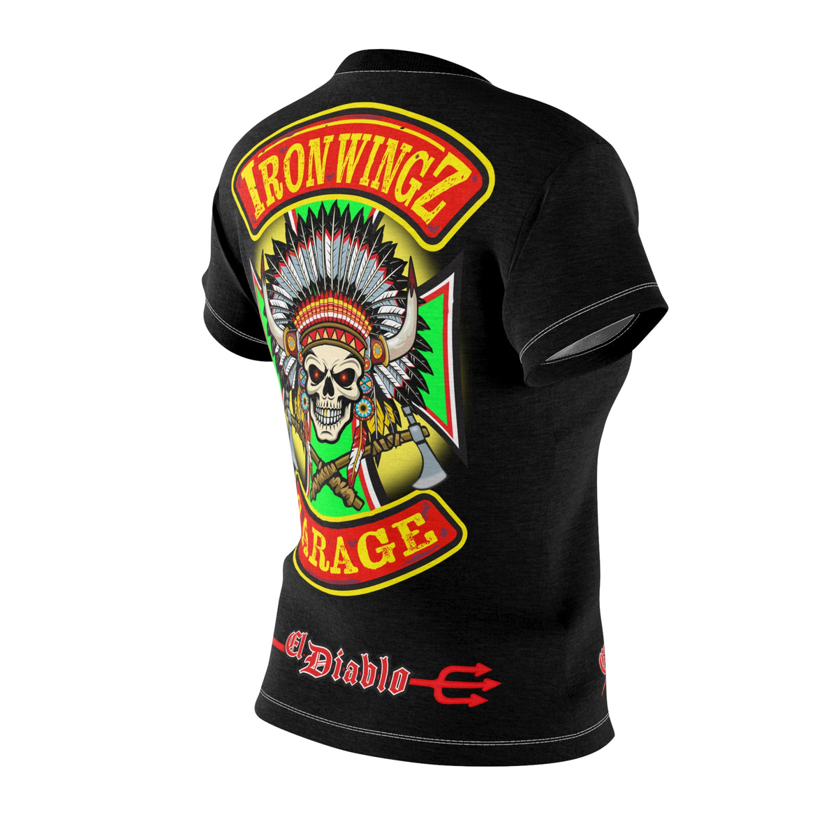 Women's Cut IronWingZ Custom Motorcycles Graphic Tee — HiviZ Graphics