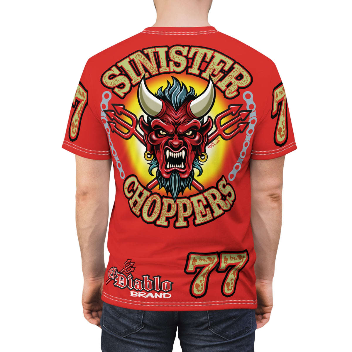 Sinister Choppers BIG D SPECIAL SUPER T— Ride Cool Look Cool in our Best Super Tee