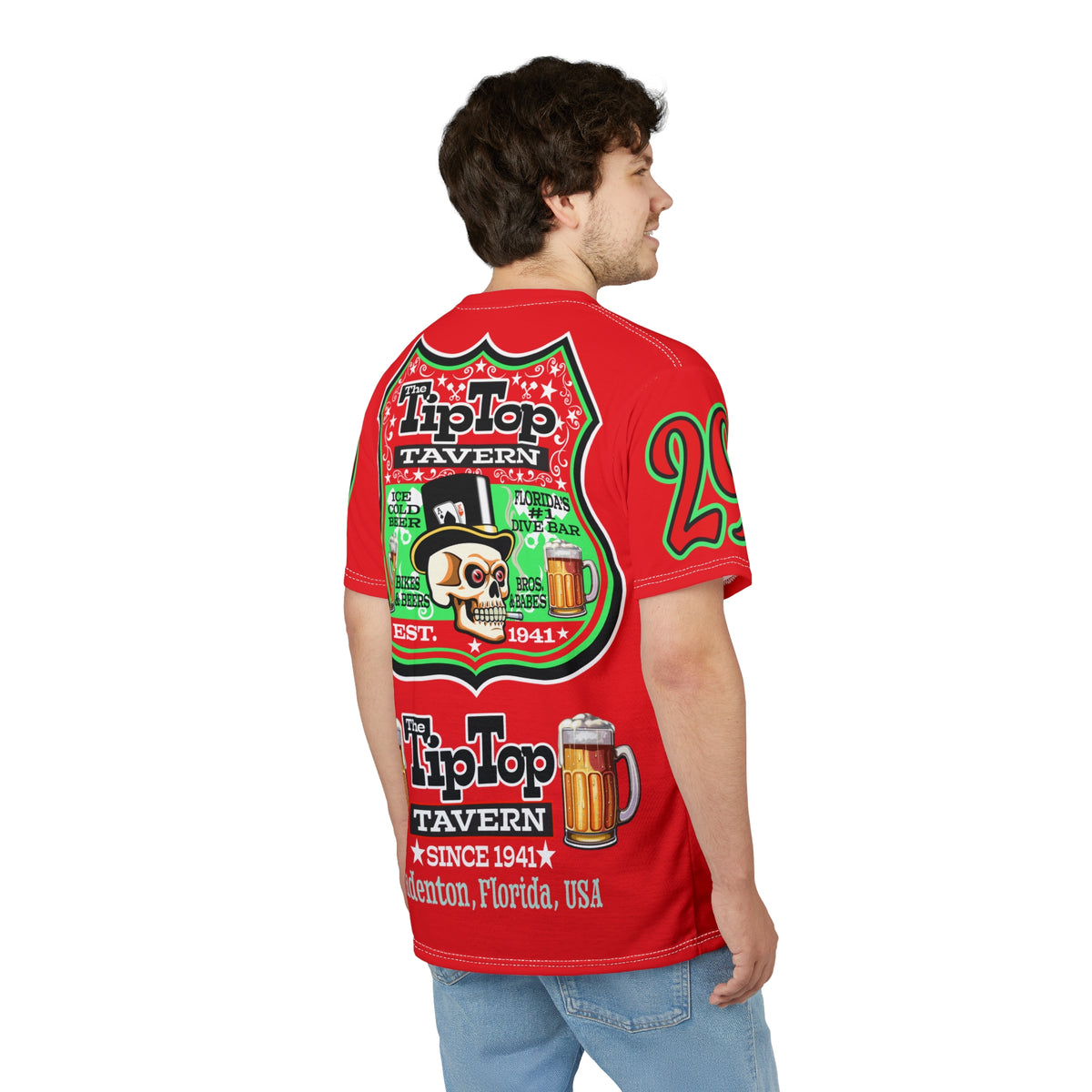 Tip Top Tavern Dive Bar Super Tee - America's Best Dive Bar, Bikes Beers Babes & Bros. - Biker Bar Tee