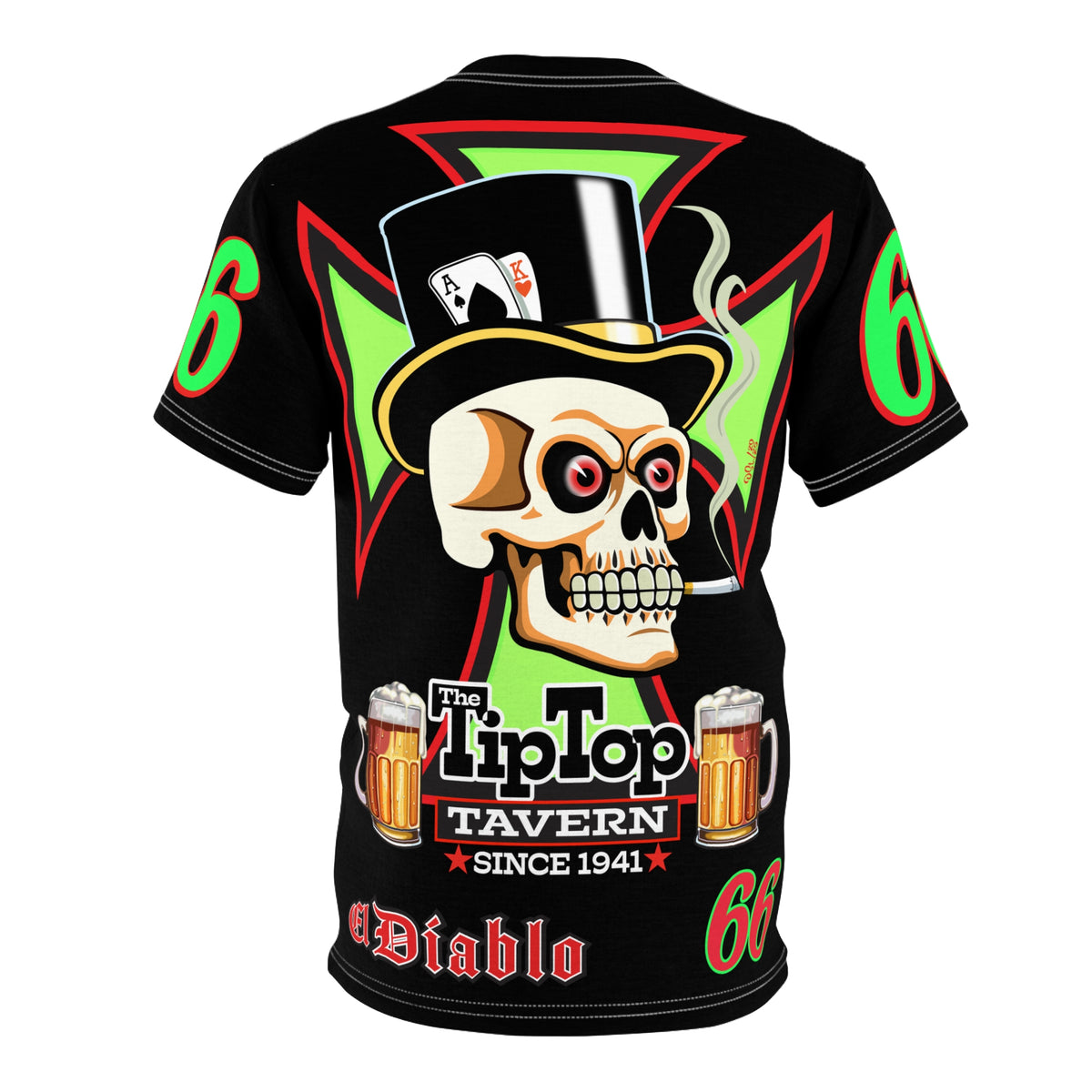 Tip Top Tavern Dive Bar Super Tee - America's Best Dive Bar - Bikes Beers Babes & Bros. - Biker Bar Tee