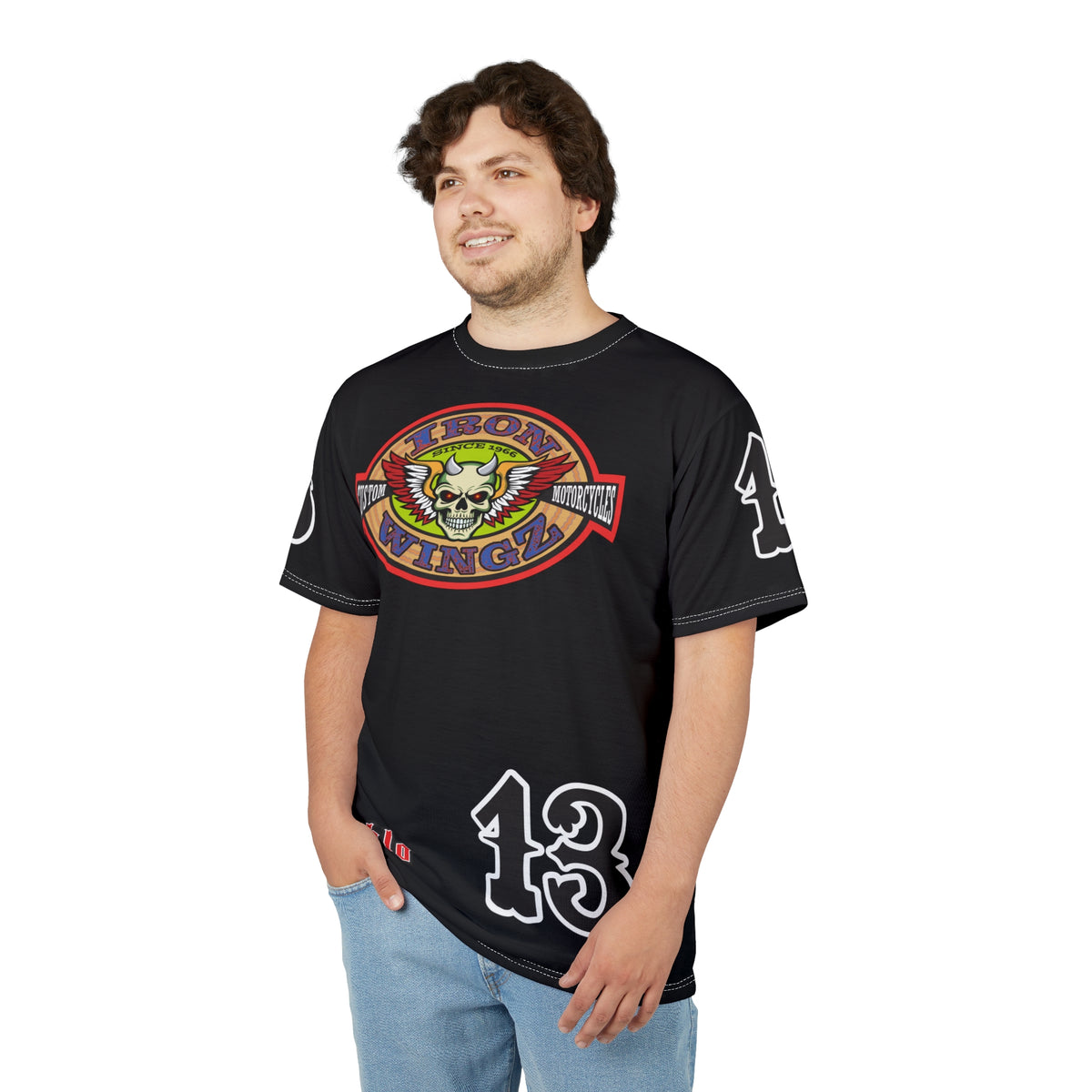 Iron Wingz Garage Spectacular Riding Tee for Harley Riders