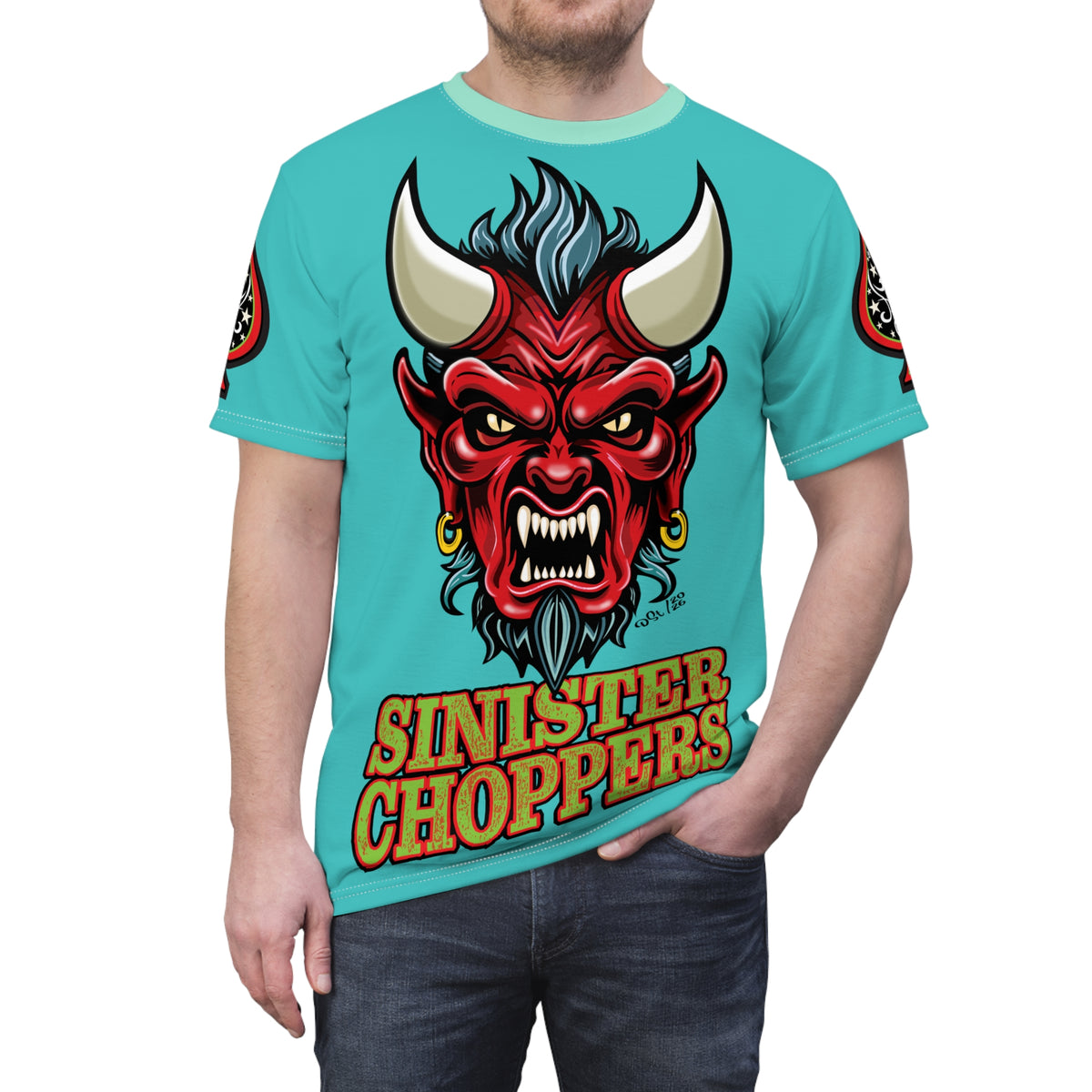 Sinister Choppers Devil Graphic Tee