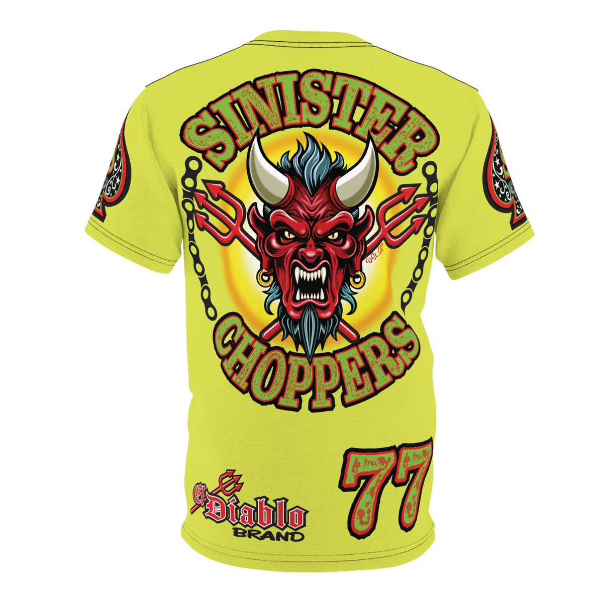 VERY Special HIVIZ Sinister Choppers  SUPER TEE— Ride Cool, Look Cool in our Best Super Tee