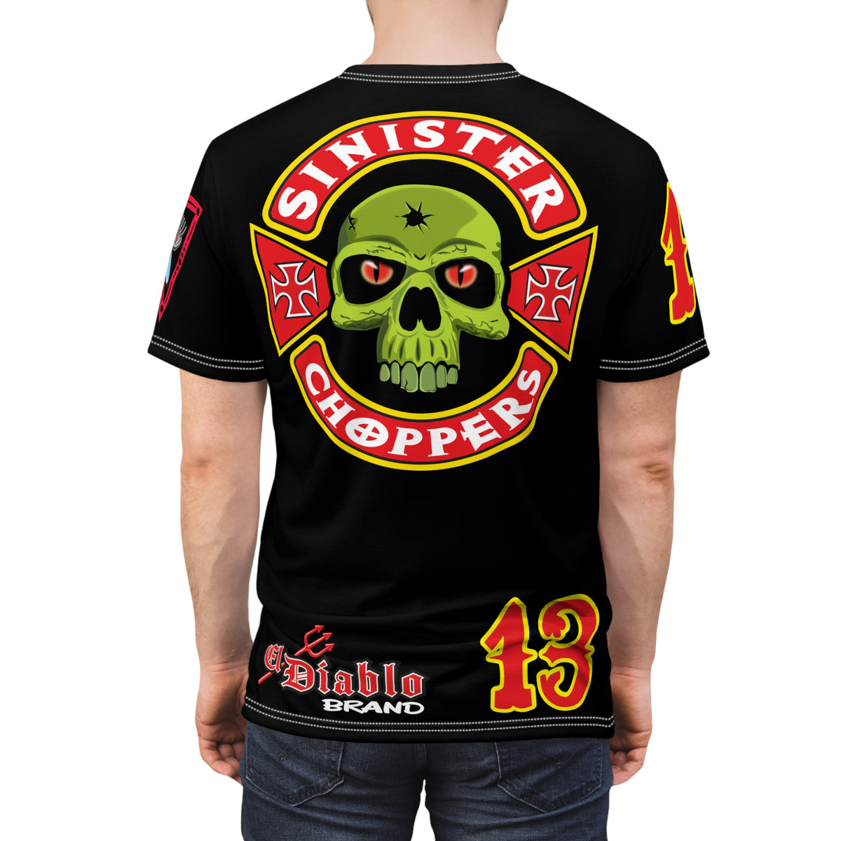SRT Sinister Choppers  Super Tee - Clean, Beautiful, Design - Outrageous Biker Gear