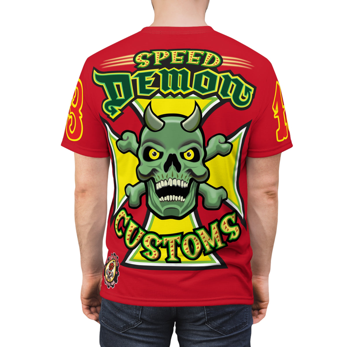 Speed Demon HiViz Unisex Cut & Sew Tee (AOP)