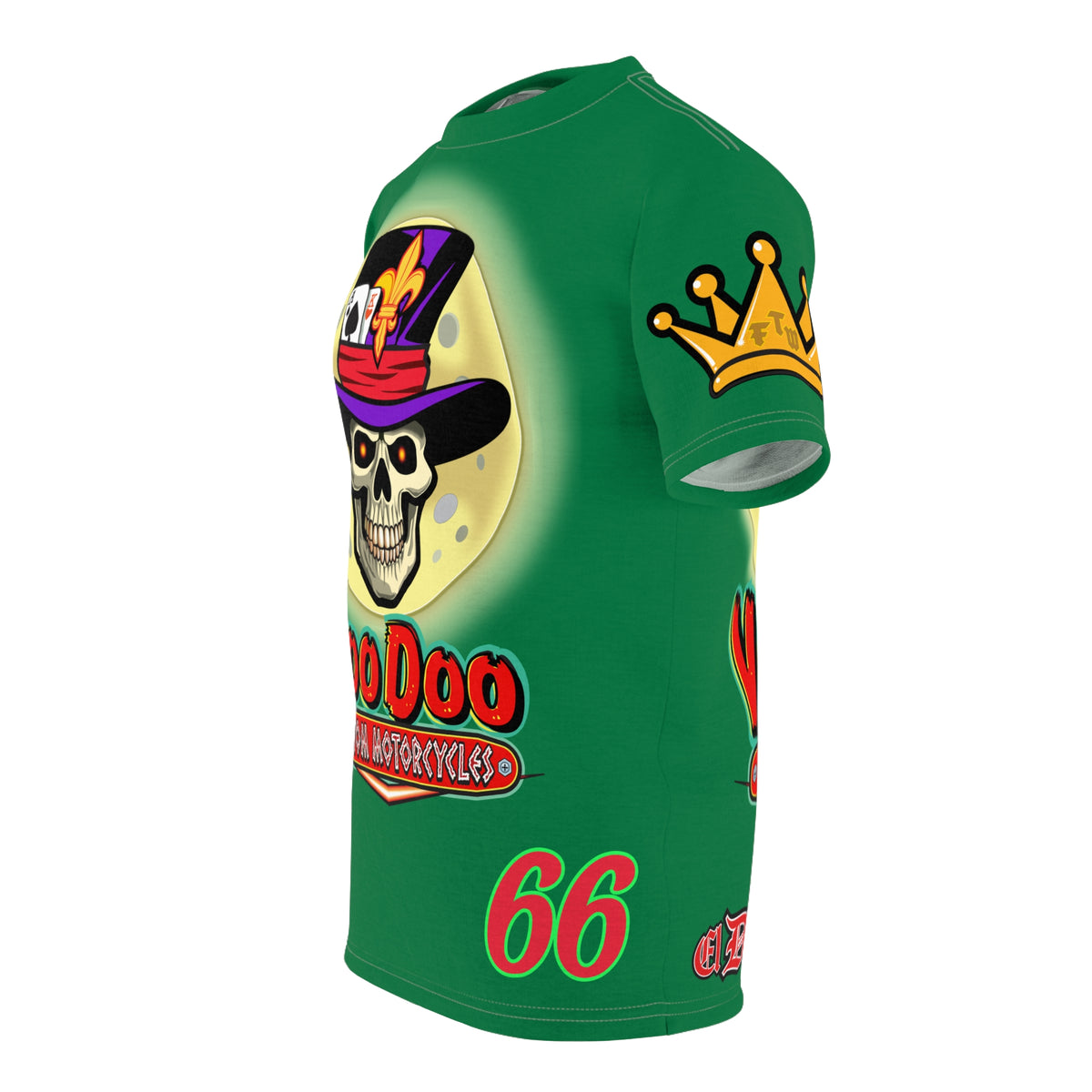 VooDoo Custom Motorcycles  Unisex Super Tee - High Performance Riding Gear