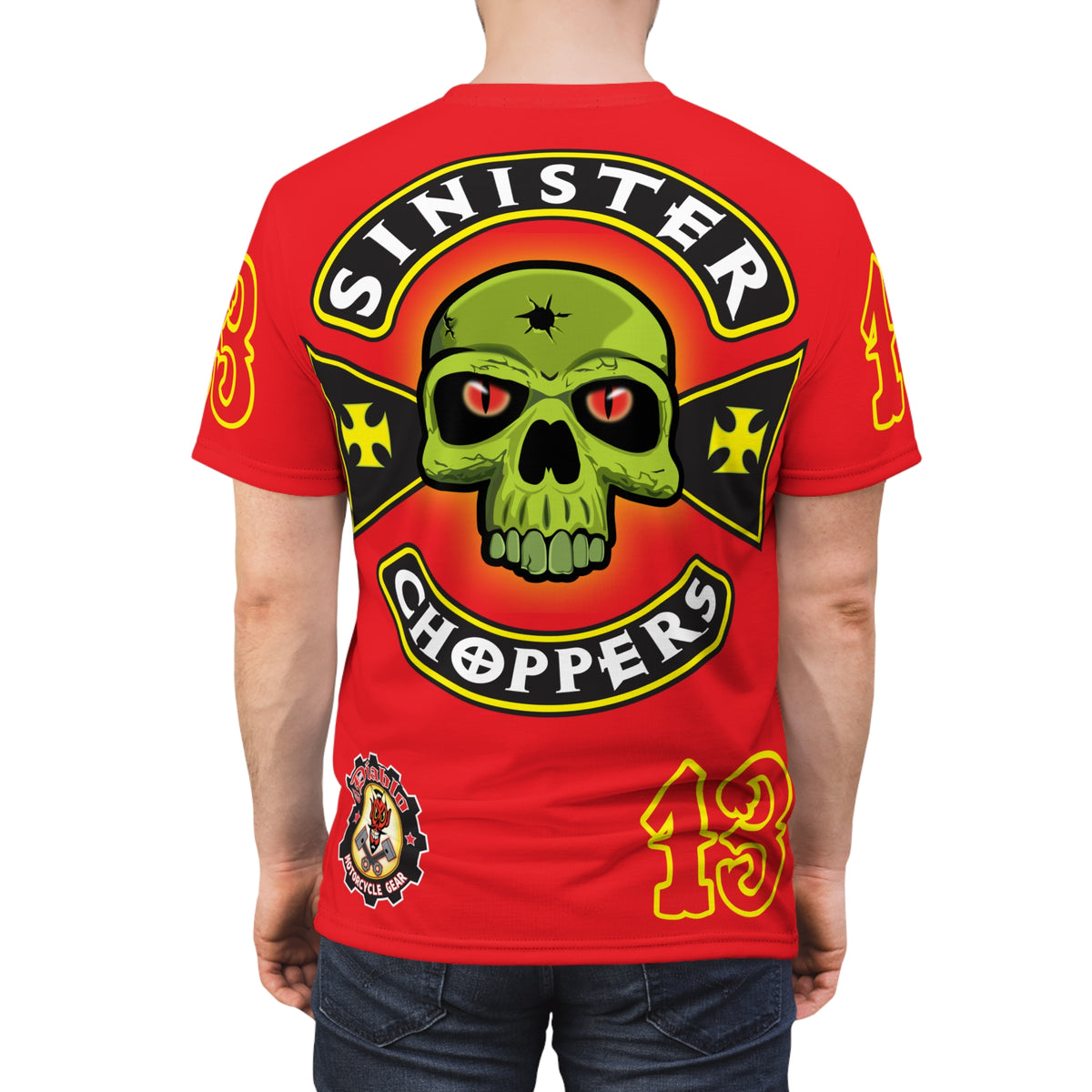 Sinister Choppers - HiViZ Super Tee - Spectacular Custom Motorcycle Riding Gear
