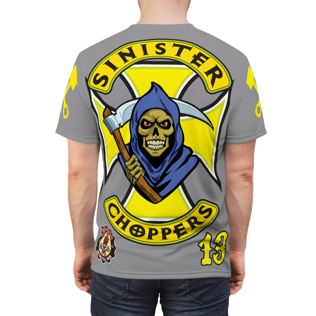 Sinister Choppers HiViz Custom Motorcycles Reaper Super Tee - High Performance Riding Wear
