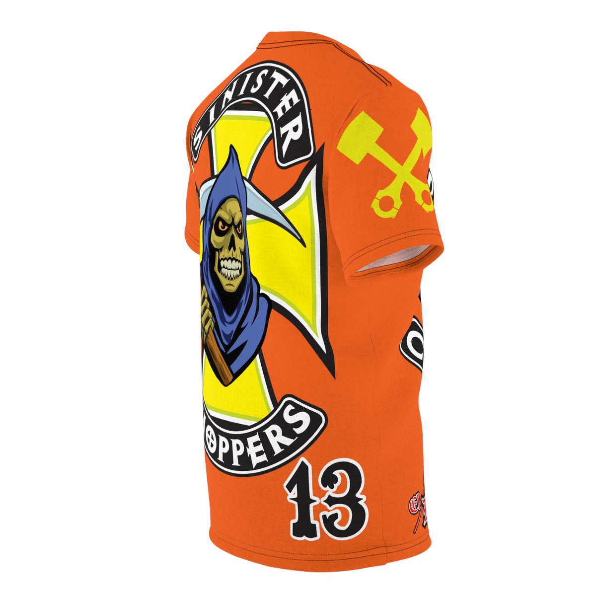 Sinister Choppers HiViz Custom Motorcycles Reaper Super Tee - High Performance Riding Wear